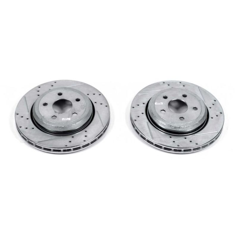 PowerStop AR83079XPR - PSBAR83079XPR - Power Stop 18-19 Dodge Durango achter Evolution geboorde en gesleufde rotors - paar - Shipped in Europe - Tuningsupply.com