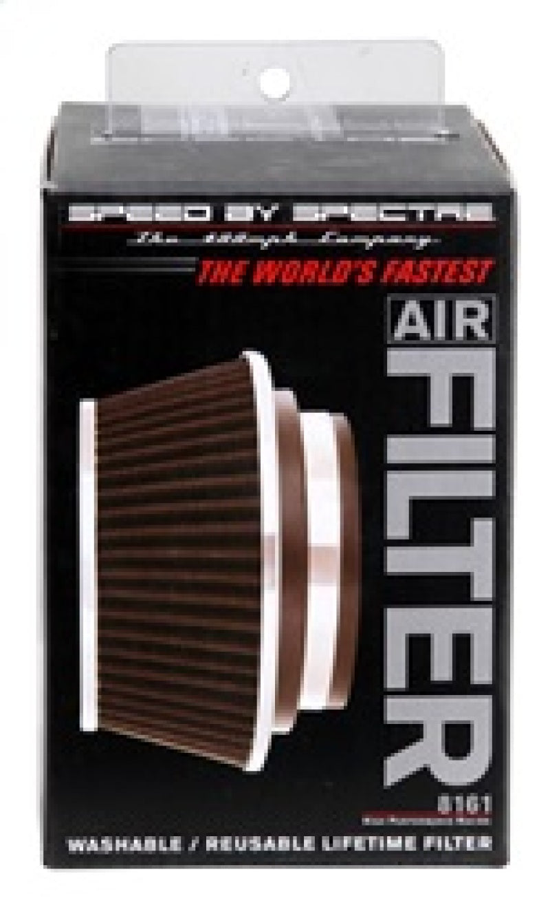 Spectre 8161 - SPE8161 - Spectre Adjustable Conical Air Filter 2-1/2in. Tall (Fits 3in. / 3-1/2in. / 4in. Tubes) - Black - Shipped in Europe - Tuningsupply.com