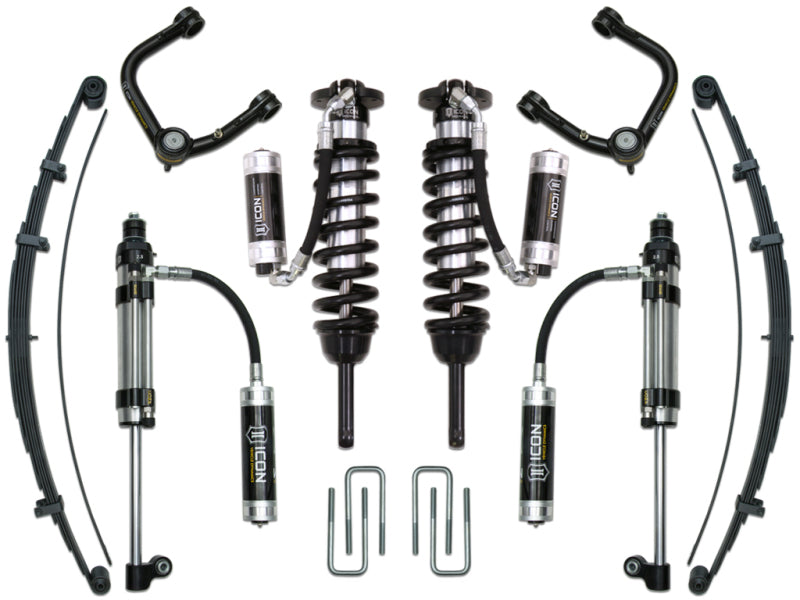 ICON - ICOK53010T - ICON 05-15 Toyota Tacoma 0-3.5in/16-17 Toyota Tacoma 0-2.75in Stg 10 Suspension System w/Tubular Uca - Shipped in Europe - Tuningsupply.com