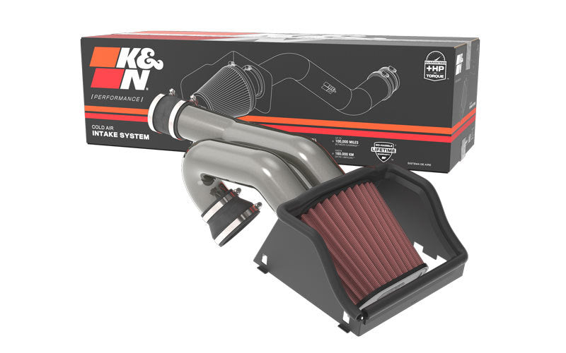 K&N Engineering 77-2617KC - KNN77-2617KC - K&N 2015-22 Ford F-150 3.5L V6 Performance Air Intake System - Shipped in Europe - Tuningsupply.com