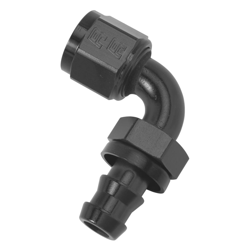 Russell 624163 - RUS624163 - Russell Performance -6 AN Twist-Lok 90 Degree Hose End (Black) - Shipped in Europe - Tuningsupply.com