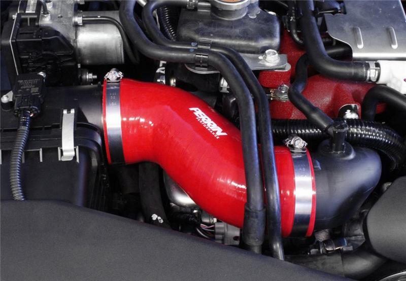 Perrin Performance PSP-INT-350RD - PERPSP-INT-350RD - PERRIN 02-07 Subaru WRX/STi AFTA-MAF Intake Tube Air-Box to Inlet Hose - Red - Shipped in Europe - Tuningsupply.com