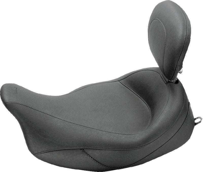 Mustang Motorcycle - MMP79446 - Mustang 08-21 Harley Electra Glide Std,Rd Glide,Rd King,Str Glide Touring Solo Seat - Black - Shipped in Europe - Tuningsupply.com