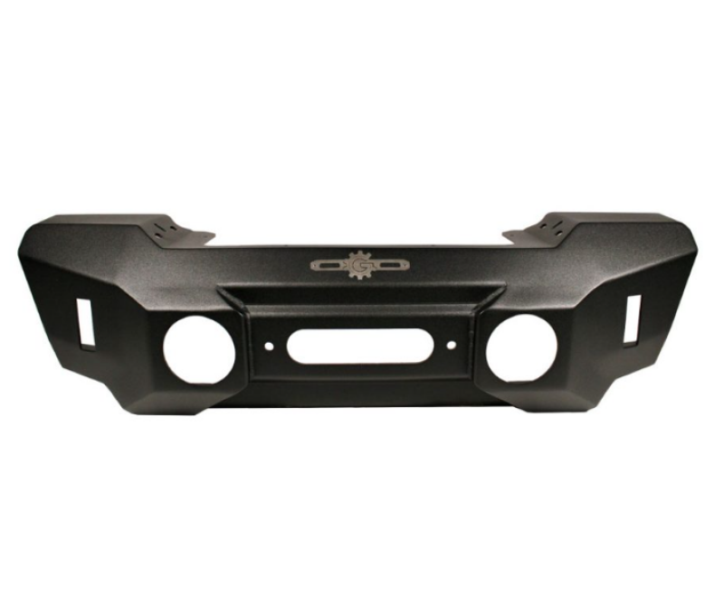 Rock Slide Engineering - RSEFB-S-300-JK - Rock Slide 07-18 Jeep Wrangler JK Big Sky Aluminum Stubby Front Bumper w/ Winch Plate - Shipped in Europe - Tuningsupply.com