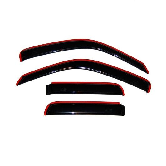 AVS 194428 - AVS194428 - AVS 02-07 Jeep Liberty Ventvisor In-Channel Front & Rear Window Deflectors 4pc - Smoke - Shipped in Europe - Tuningsupply.com