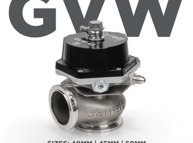 Garrett 908829-0003 - GRT908829-0003 - Garrett GVW-50 50mm Wastegate Kit - Black - Shipped in Europe - Tuningsupply.com
