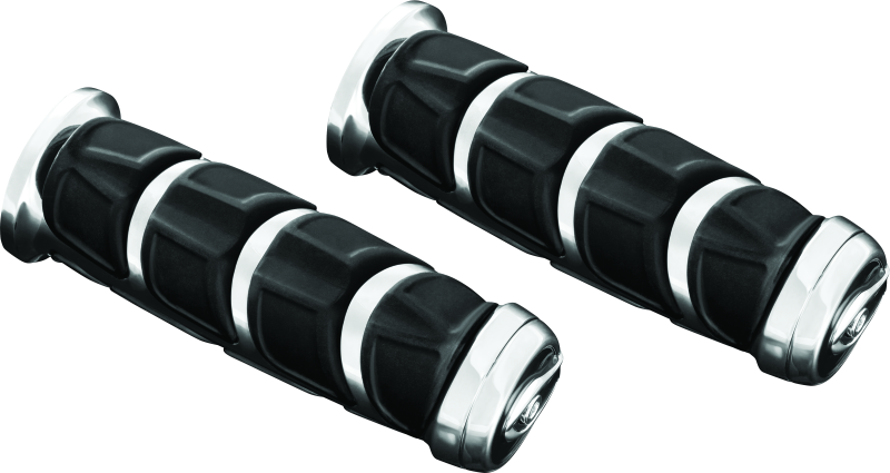 Kuryakyn 6372 - KUR6372 - Kuryakyn Kinetic Grips Universal 1in Chrome - Shipped in Europe - Tuningsupply.com