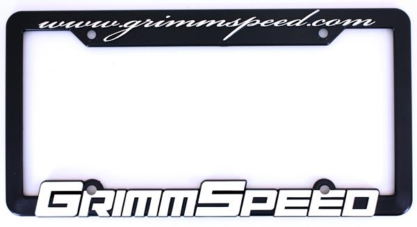 GrimmSpeed 111002 - GRM111002 - GrimmSpeed License Plate Frame (Pair) - Shipped in Europe - Tuningsupply.com