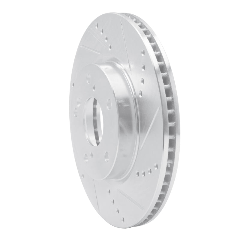 R1 Concepts 631-59061R - RNC631-59061R - R1 16-25 Honda Civic Hatchback Front Right Drilled & Slotted Silver Brake Rotor - Shipped in Europe - Tuningsupply.com
