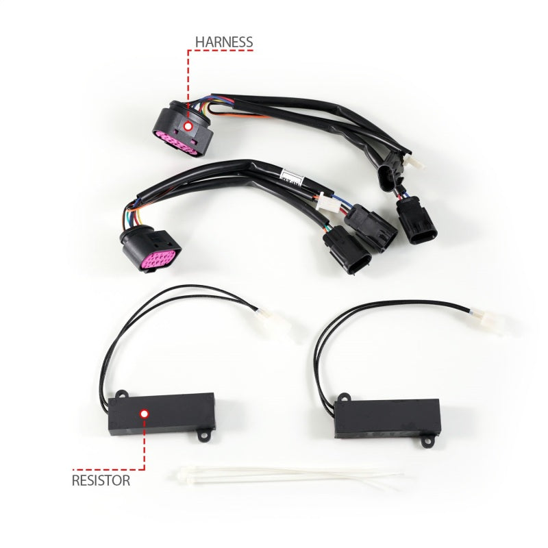 ANZO 111595 - ANZ111595 - ANZO 09-18 Dodge Ram 1500/2500/3500 Full LED Proj Headlights w/Switchback Light Bar - Black - Shipped in Europe - Tuningsupply.com