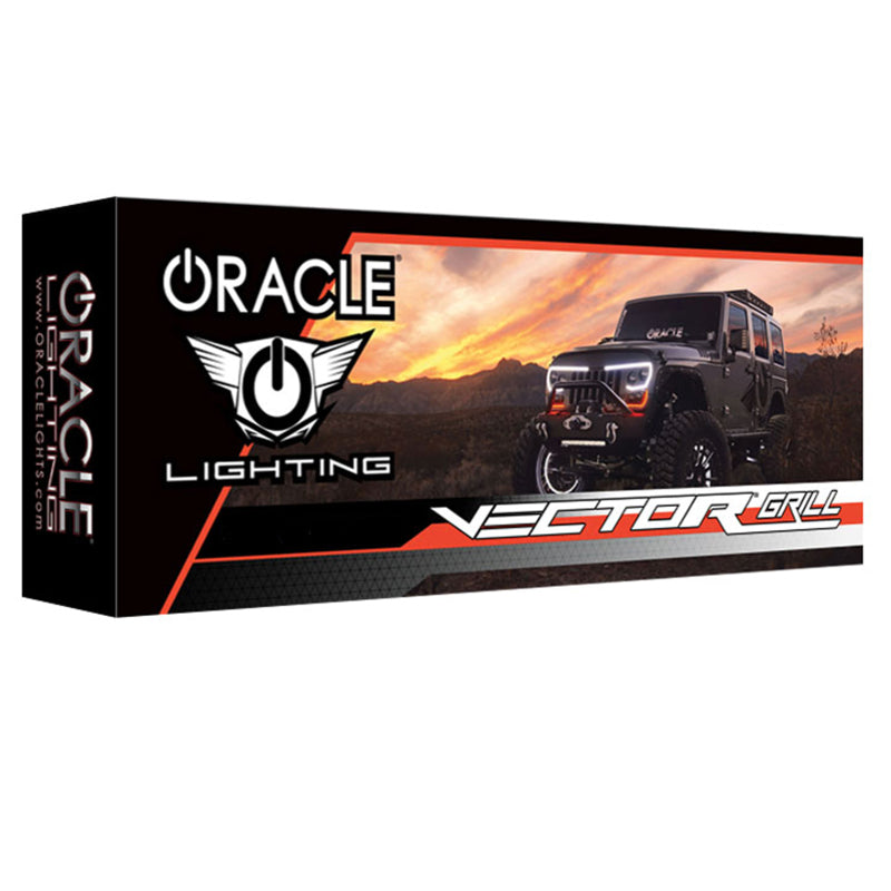 ORACLE Lighting 5837-PRO - ORL5837-PRO - Oracle VECTOR Series Full LED Grille - Jeep Wrangler JL/JT - NA - Shipped in Europe - Tuningsupply.com