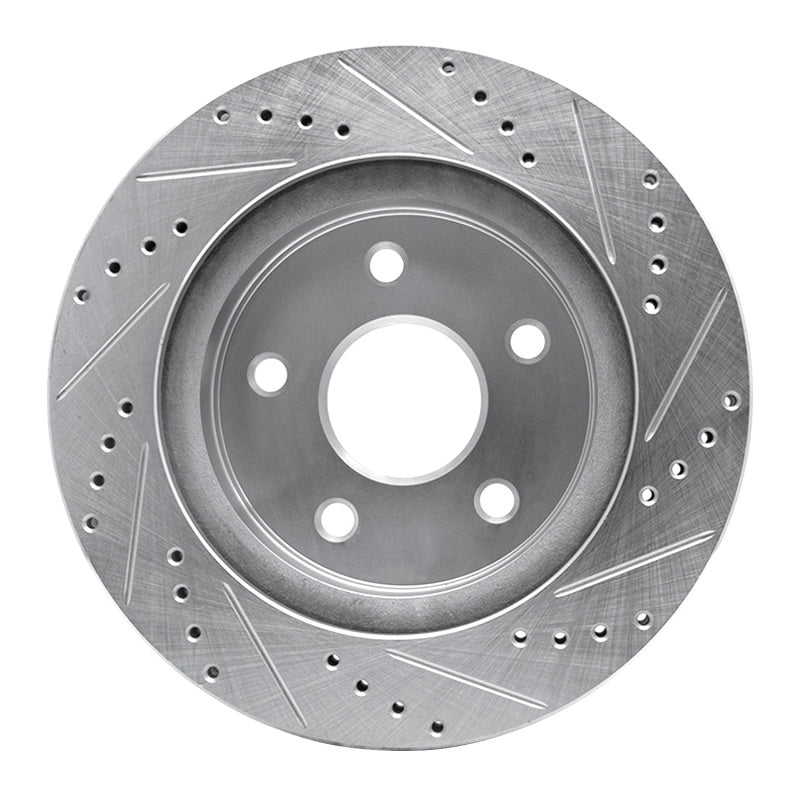 R1 Concepts 631-40094L - RNC631-40094L - R1 02-24 Dodge Ram 1500 Front Left Drilled & Slotted Silver Brake Rotor - Shipped in Europe - Tuningsupply.com