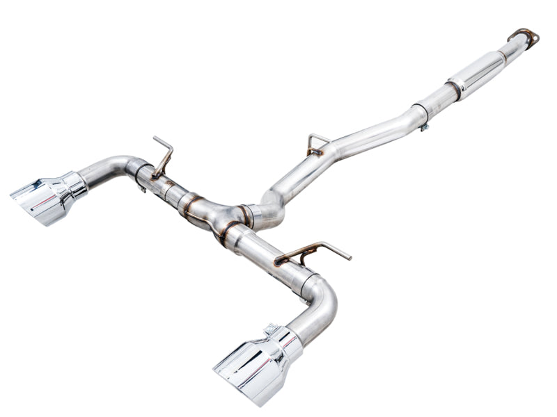AWE Tuning 3020-32279 - AWE3020-32279 - AWE Subaru BRZ/ Toyota GR86/ Toyota 86 Track Edition Cat-Back Exhaust- Chrome Silver Tips - Shipped in Europe - Tuningsupply.com