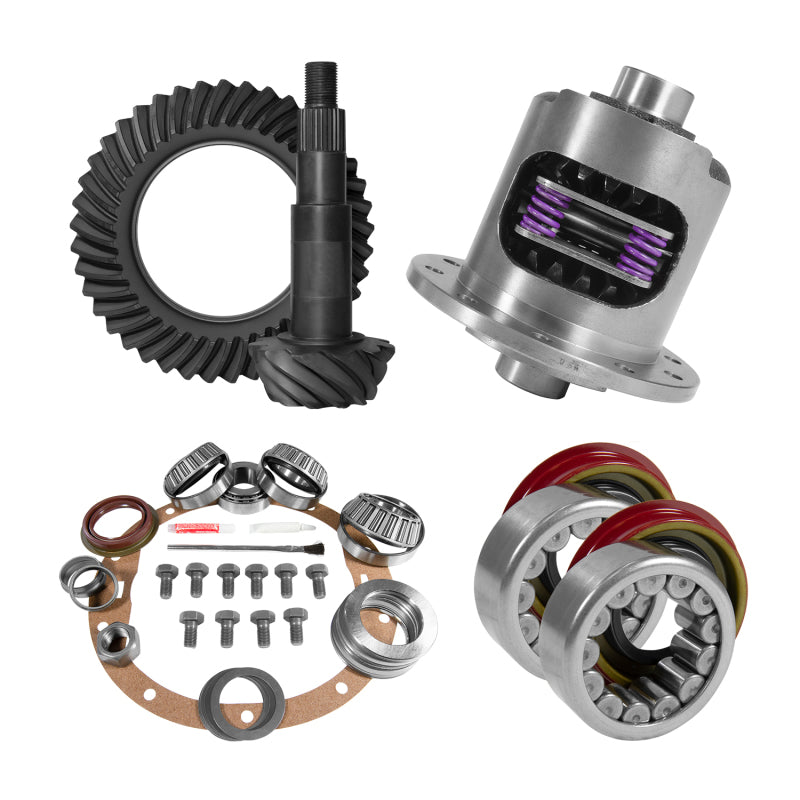 Yukon Gear & Axle YGK2019 - YUKYGK2019 - Yukon 8.6in GM 4.56 Rear Ring & Pinion Install Kit 30 Spline Positraction Axle Bearings and Seals - Shipped in Europe - Tuningsupply.com