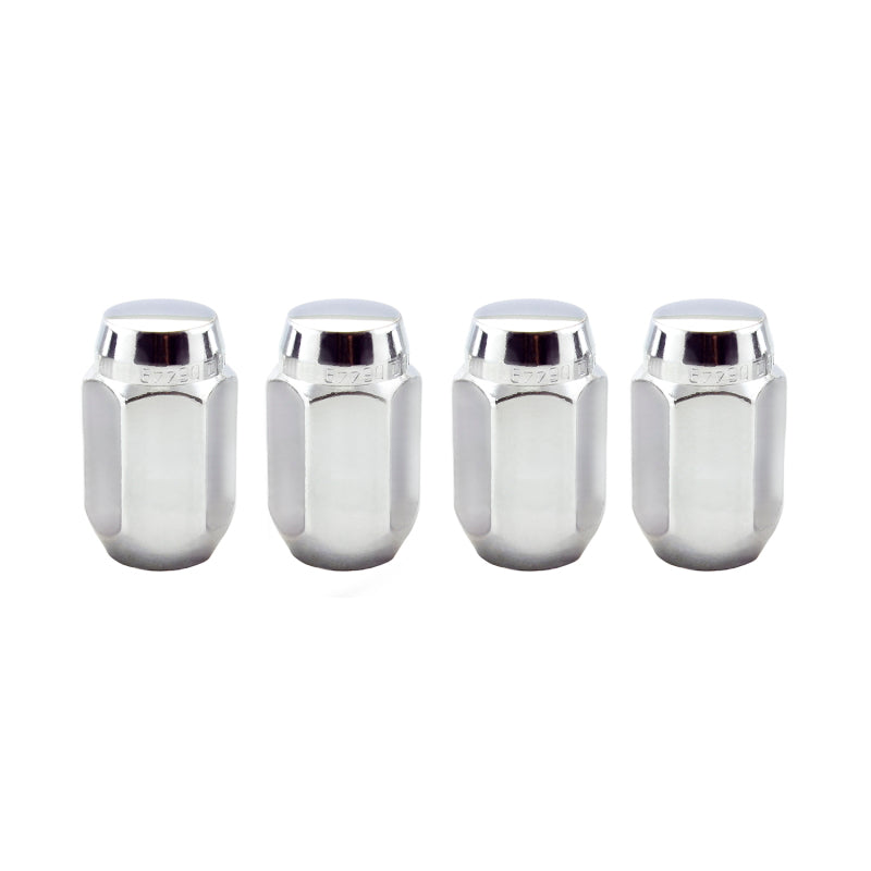 McGard 64000 - MCG64000 - McGard Hex Lug Nut (Cone Seat) 1/2-20 / 13/16 Hex / 1.5in. Length (4-Pack) - Chrome - Shipped in Europe - Tuningsupply.com