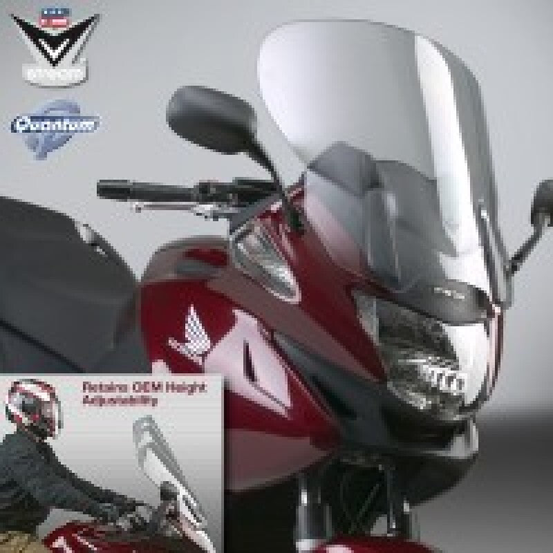 National Cycle N20002 - NATN20002 - National Cycle 06-12 Honda NT700V/VA Deauville V Stream/ Wave Mid/Std. Windshield-Clear - Shipped in Europe - Tuningsupply.com