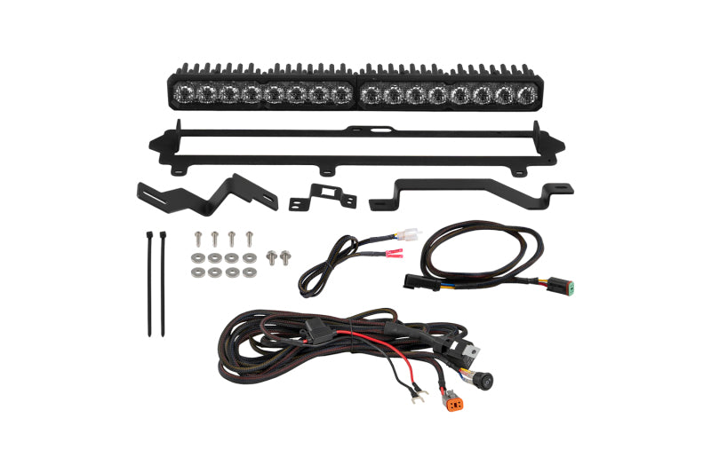 Diode Dynamics DD8698 - DIODD8698 - Diode Dynamics 2022-2026 Toyota Tundra Pro Grille SS20 Sport LED Kit White Combo ABL 6000K - Shipped in Europe - Tuningsupply.com