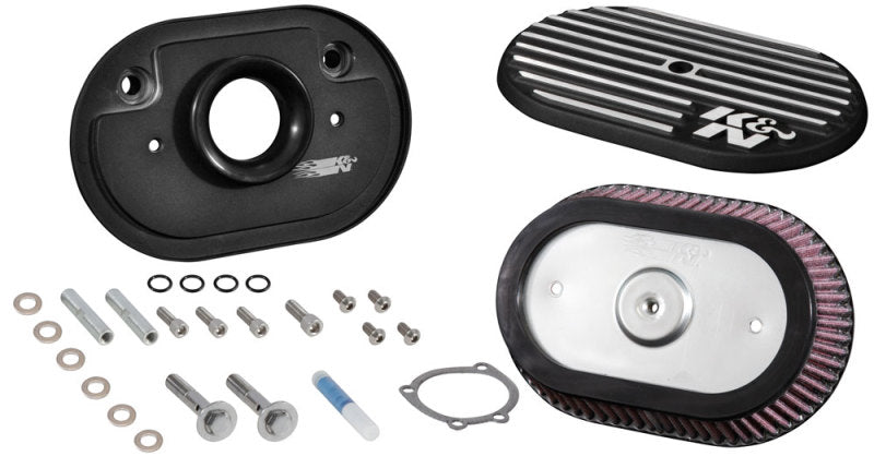 K&N Engineering RK-3953 - KNNRK-3953 - K&N Street Metal Intake System for 02-06 Harley-Davidson Road King F/I 88cl Side Draft Dyna/Softail - Shipped in Europe - Tuningsupply.com