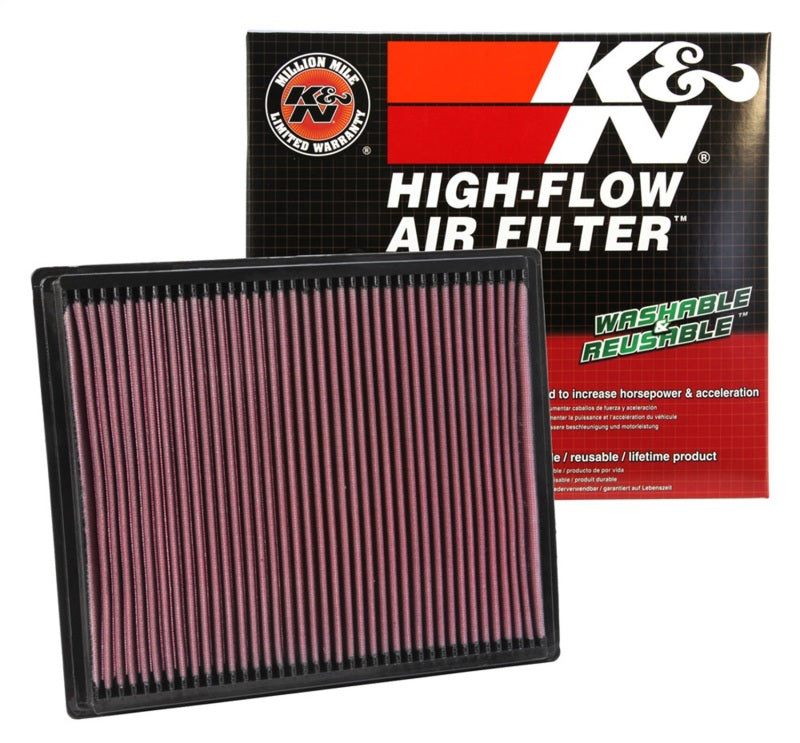 K&N Engineering 33-2286 - KNN33-2286 - K&N Nissan Titan & Armada 5.6L - V8 2004 Drop In Air Filter - Shipped in Europe - Tuningsupply.com