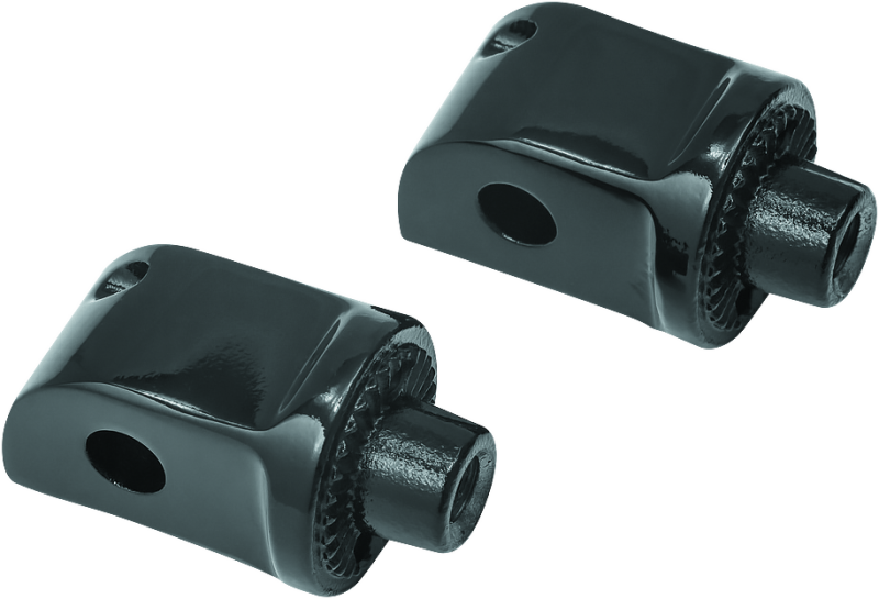 Kuryakyn 8865 - KUR8865 - Kuryakyn Splined Adapter Kawasaki & Yamaha Gloss Black - Shipped in Europe - Tuningsupply.com