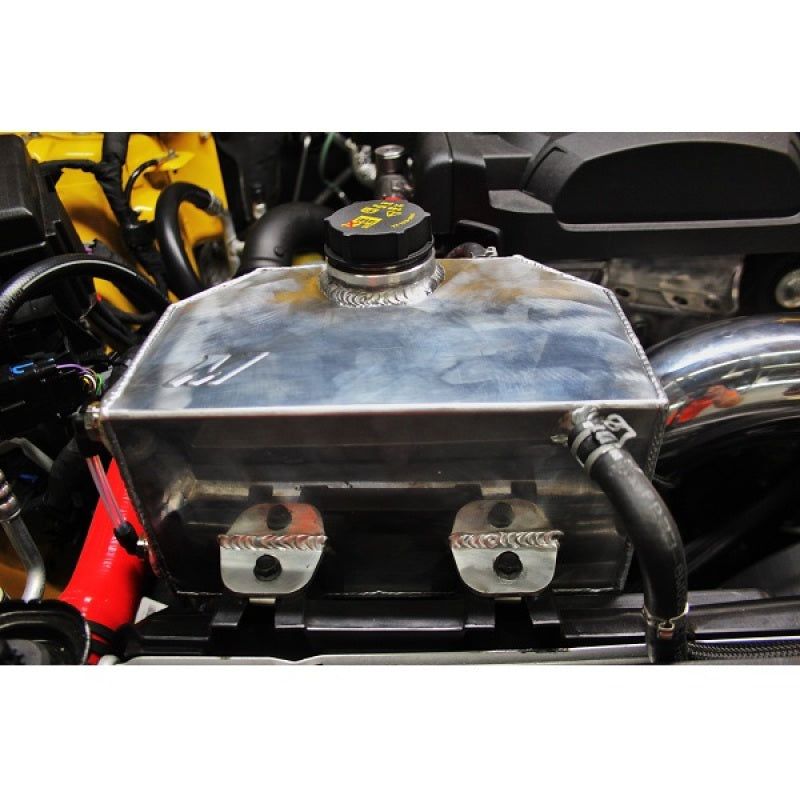 Mishimoto MMRT-MUS-15E - MISMMRT-MUS-15E - Mishimoto 2015 Ford Mustang EcoBoost / 3.7L / 5.0L Aluminum Coolant Expansion Tank-Polished - Shipped in Europe - Tuningsupply.com
