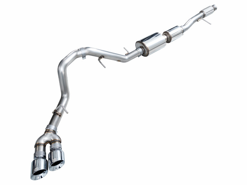 AWE Tuning 3015-32007 - AWE3015-32007 - AWE Tuning 2021+ GMC Tahoe/Yukon 5.3L 0FG Side Exit Catback Exhaust - Chrome Silver Tips - Shipped in Europe - Tuningsupply.com