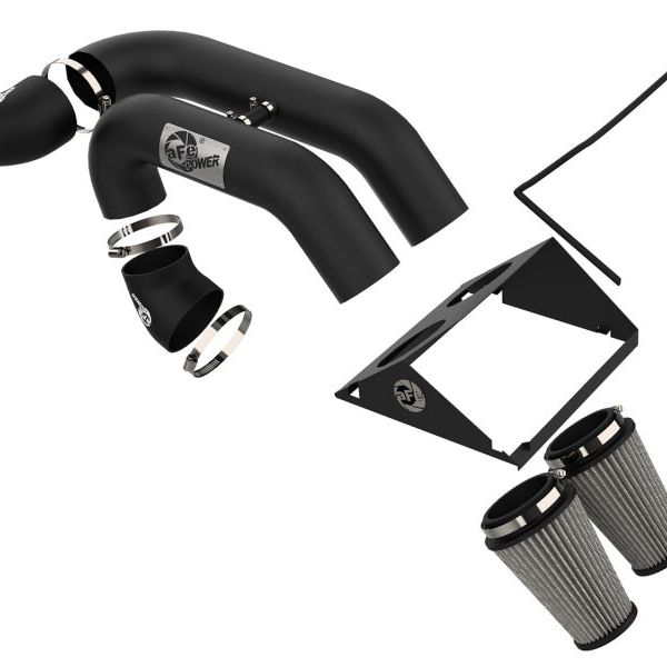 aFe 51-12972-B - AFE51-12972-B - aFe MagnumFORCE 2XP Intake w/3.5in Black Steel Housing Pro DRY S Filter 2017 Ford F-150 V6-3.5L (tt) - Shipped in Europe - Tuningsupply.com