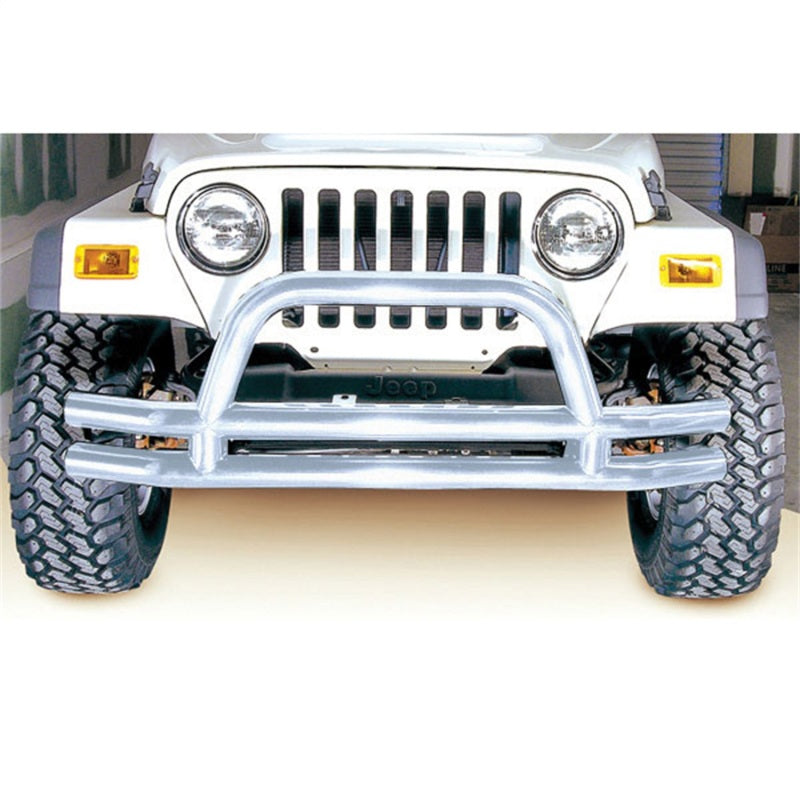 Rugged Ridge - RUG11563.01 - Rugged Ridge 3-In Double Tube Front Bumper SS 76-06 Models - Shipped in Europe - Tuningsupply.com