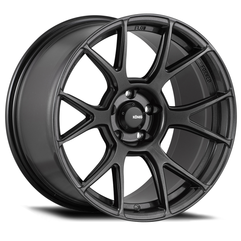 Konig AM88514456 - KNGAM88514456 - Konig Ampliform 18x8.5 5x114.3 ET45 Dark Metallic Graphite - Shipped in Europe - Tuningsupply.com