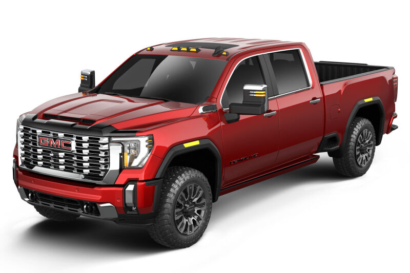 Husky Liners 2842285 - HSL2842285 - Husky Liners 2024 GMC Sierra 2500/3500HD Aeroskin Hood Protector - Smoke - Shipped in Europe - Tuningsupply.com