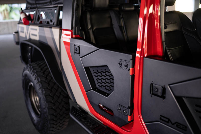DV8 Offroad - DVEHDJL-02R - DV8 Offroad 18-22 Jeep Wrangler JL/JT Spec Series Half Doors - Rear Set - Shipped in Europe - Tuningsupply.com