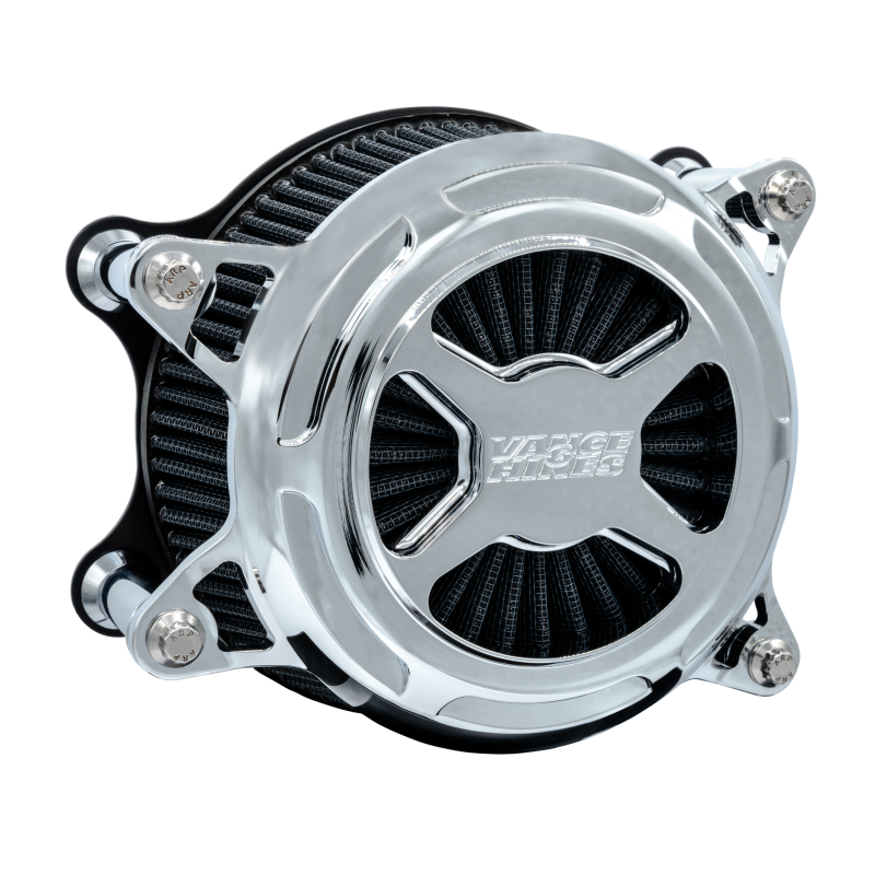 Vance and Hines 72345 - VAH72345 - Vance & Hines HD Touring/Softail M8 VO2 X Air Kit Chrome - Shipped in Europe - Tuningsupply.com