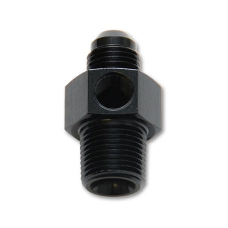 Vibrant 16496 - VIB16496 - Vibrant -6AN Male to 3/8in NPT Male Union Adapter Fitting w/ 1/8in NPT Port - Shipped in Europe - Tuningsupply.com