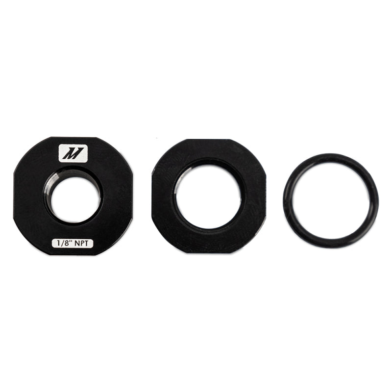 Mishimoto MMFT-NZL-18BK - MISMMFT-NZL-18BK - Mishimoto 1/8in NPT CNC-Machined Nozzle Mount Adapter - Black - Shipped in Europe - Tuningsupply.com