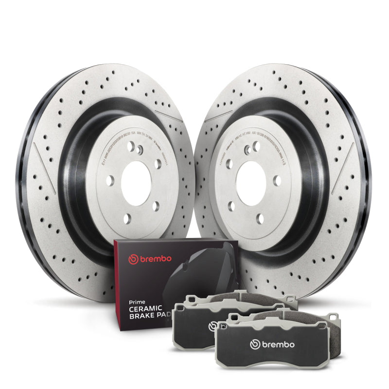 Brembo OE - BREKT00B80 - Brembo OE Rear Disc Brake Kit - Shipped in Europe - Tuningsupply.com