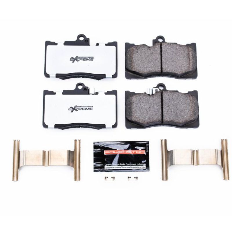 PowerStop Z26-1586 - PSBZ26-1586 - Power Stop 16-17 Lexus GS200t Front Z26 Extreme Street Brake Pads w/Hardware - Shipped in Europe - Tuningsupply.com