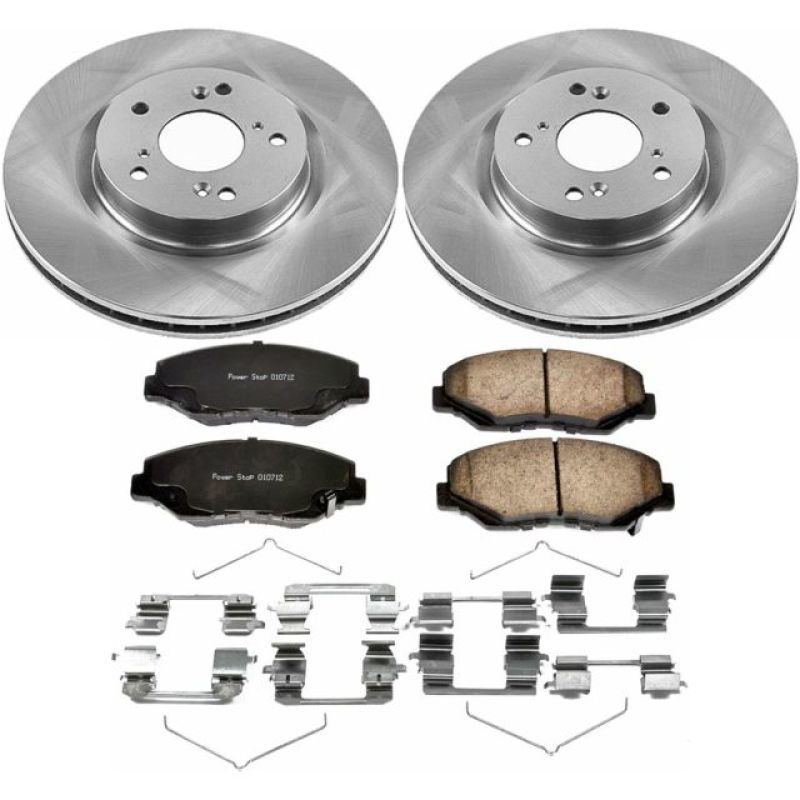 PowerStop KOE6488 - PSBKOE6488 - Power Stop 12-16 Honda CR-V Front Autospecialty Brake Kit - Shipped in Europe - Tuningsupply.com