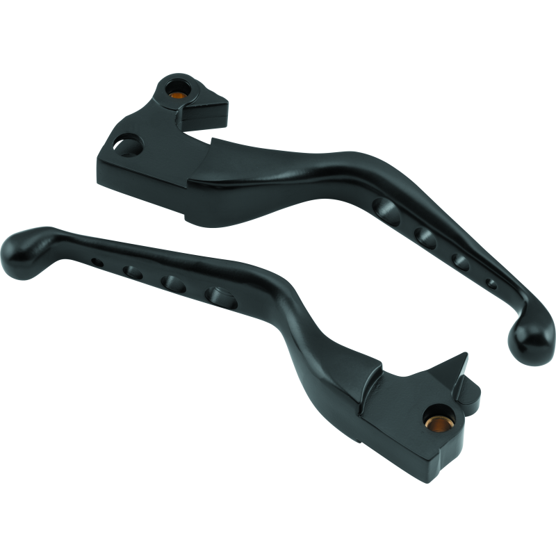 Bikers Choice 482862 - BKC482862 - Bikers Choice 04-13 XL O-Series 4 Holed Lever Set Black - Shipped in Europe - Tuningsupply.com