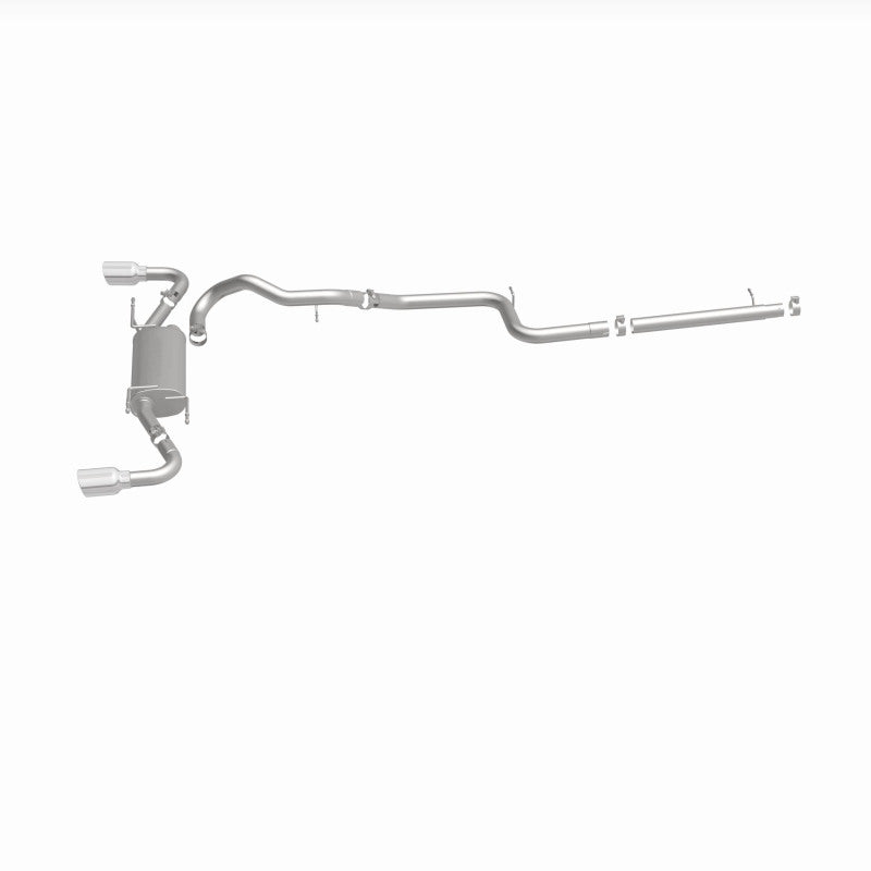 Magnaflow 15146 - MAG15146 - MagnaFlow 10-12 Mazda 3 L4 2.5L Hatchback Split Rear Exit Stainless Cat Back Performance Exhaust - Shipped in Europe - Tuningsupply.com