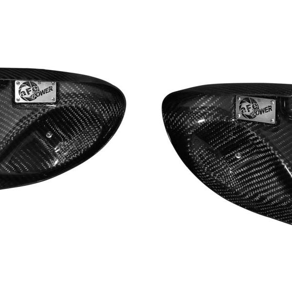 aFe 54-12489-C - AFE54-12489-C - aFe Magnum FORCE Intake System Carbon Fiber Scoops BMW M5 (F10) 12-14 V8-4.4L (tt) - Shipped in Europe - Tuningsupply.com