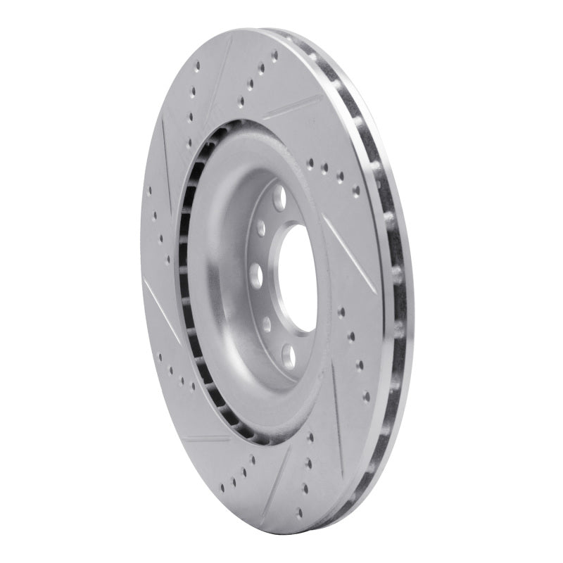 R1 Concepts 631-16013R - RNC631-16013R - R1 2017-2025 Alfa Romeo Stelvio Rear Right Drilled & Slotted Silver Brake Rotor - Shipped in Europe - Tuningsupply.com