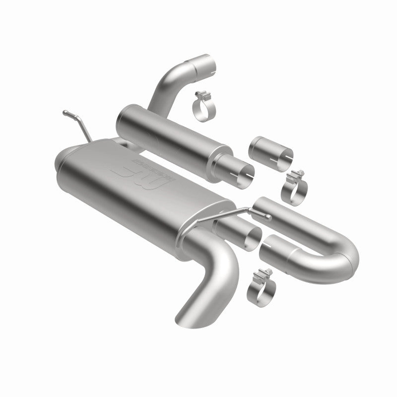 Magnaflow 19620 - MAG19620 - MagnaFlow 18-23 Jeep Wrangler JL 2.0L/3.6L Overland Series Axle-Back Exhaust - Shipped in Europe - Tuningsupply.com