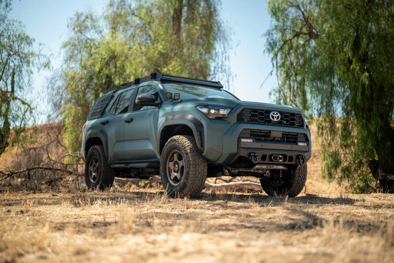 DV8 Offroad FBTF3-03 - DVEFBTF3-03 - DV8 Offroad 2025 Toyota 4Runner Front Bumper w/ Centric Winch - Shipped in Europe - Tuningsupply.com