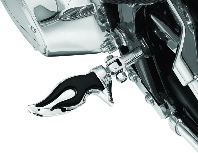 Kuryakyn 4416 - KUR4416 - Kuryakyn Flamin Peg With Male Mount Adapter Chrome - Shipped in Europe - Tuningsupply.com