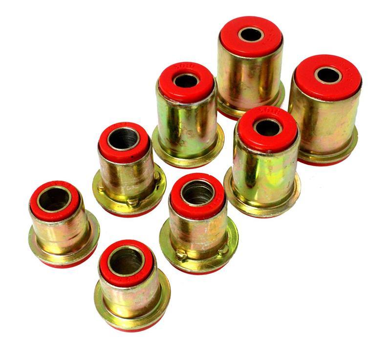 Energy Suspension 4.3170R - ENG4.3170R - Energy Suspension 15-20 Ford Mustang Front Control Arm Bushing Set - Red - Shipped in Europe - Tuningsupply.com