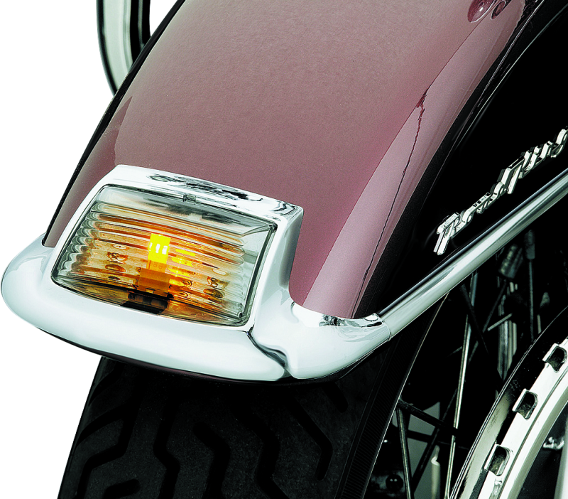Kuryakyn 4824 - KUR4824 - Kuryakyn Front Smoke Fender Tip Lens With LED - Shipped in Europe - Tuningsupply.com
