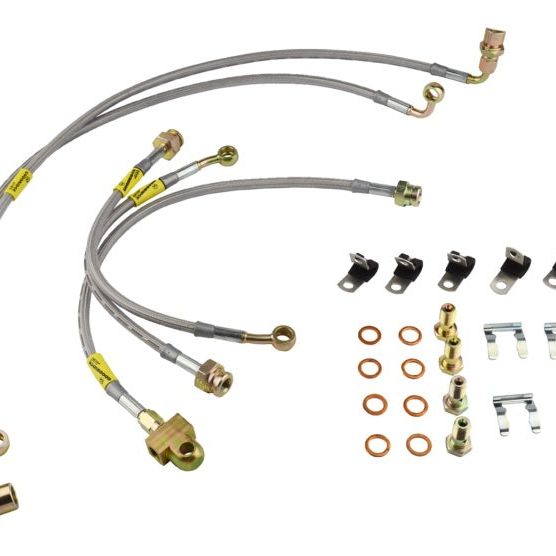 Goodridge 14175 - GRI14175 - Goodridge 00-06 Chevrolet Tahoe (w/Rear Disc w/o Stabila Trak) Stainless Steel Brake Line Kit - Shipped in Europe - Tuningsupply.com