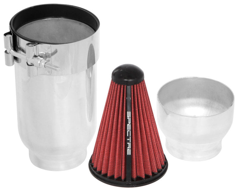 Spectre 9833 - SPE9833 - Spectre Inline Air Box 4in. w/Filter - Shipped in Europe - Tuningsupply.com