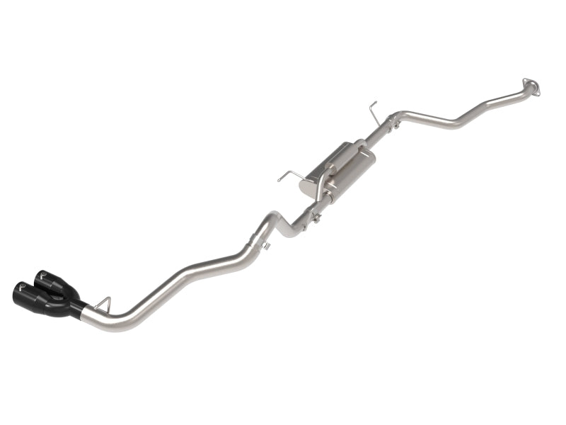 aFe 49-36078-B - AFE49-36078-B - aFe 24-25 Toyota Tacoma L4-2.4L (t) Vulcan Series 2.5in to 3in Cat-Back w/ Black Tip - Shipped in Europe - Tuningsupply.com