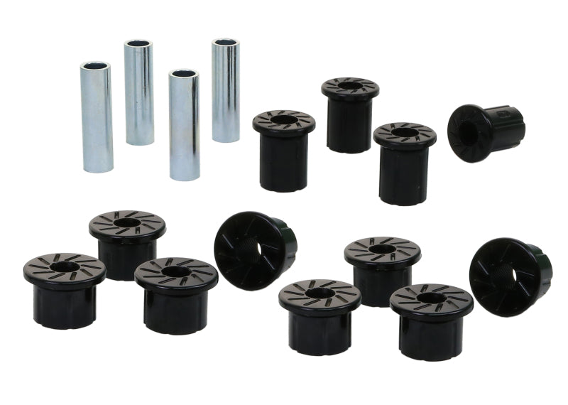 Whiteline W73470 - WHLW73470 - Whiteline 89-95 Toyota Pickup / 01-04 Toyota Tacoma Rear Leaf Spring Shackle Bushing Kit - Shipped in Europe - Tuningsupply.com
